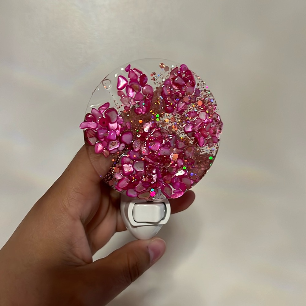 Pink Paw Print Night Light Brand New